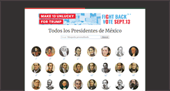 Desktop Screenshot of presidentes.mx